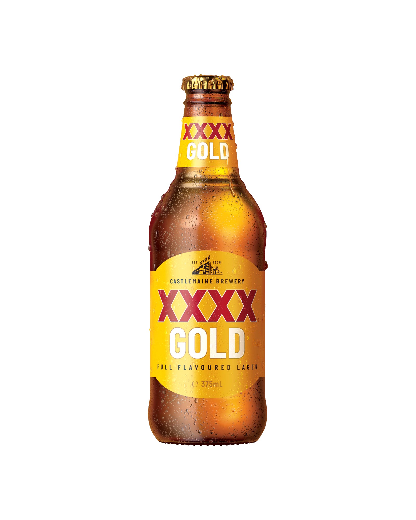 XXXX Gold Lager Bottle 375ml x 24