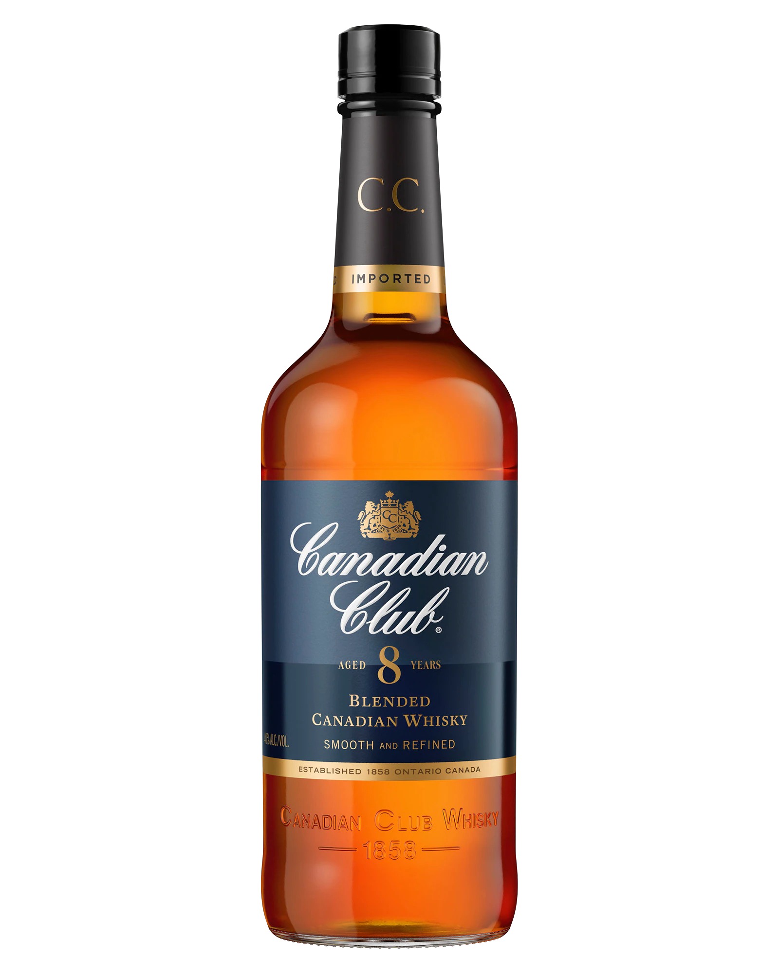 Canadian Club 8 Year Old Classic Blended Canadian Whisky 700mL