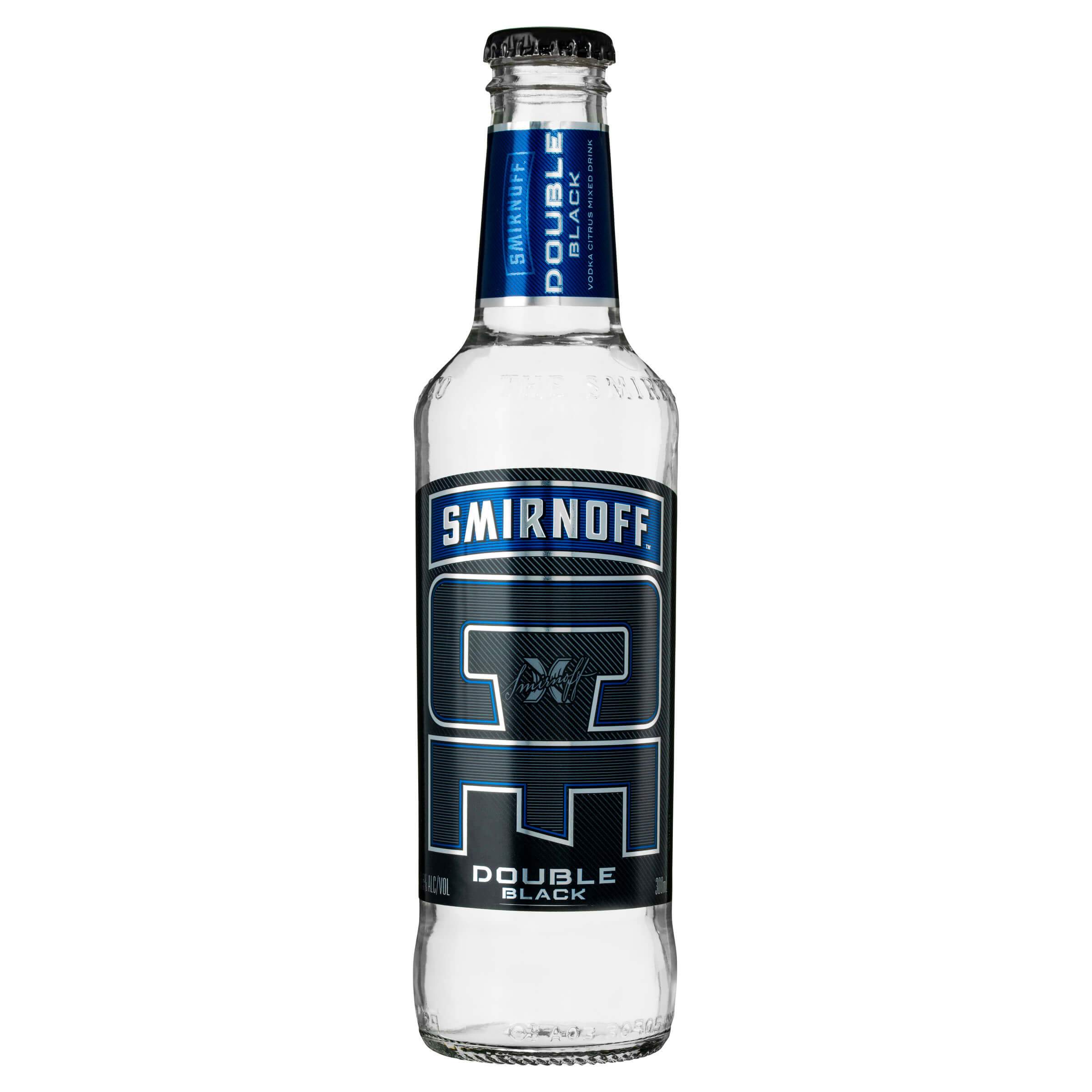 Premix Smirnoff Double Black cans 375